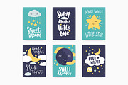 Sweet dreams cards set, a Decorative Illustration by Good Studio (Thumbnail 2 of 9)
