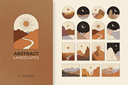 Collection of abstract landscapes, a Decorative Illustration by Nastasi (Thumbnail 1 of 5)