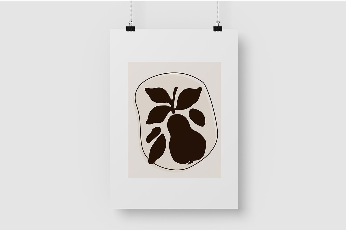 Modern Abstract Contour Art Poster, an Illustration by Imaginary Party (Photo 7 of 8)
