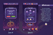 Halloween Match-3 Game UI Kit, an UI Kit Template by Nearbirds (Thumbnail 4 of 7)