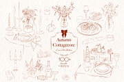 Autumn Cottagecore - Fall Line Art, a Seasonal Illustration by Mio Buono (Thumbnail 7 of 18)
