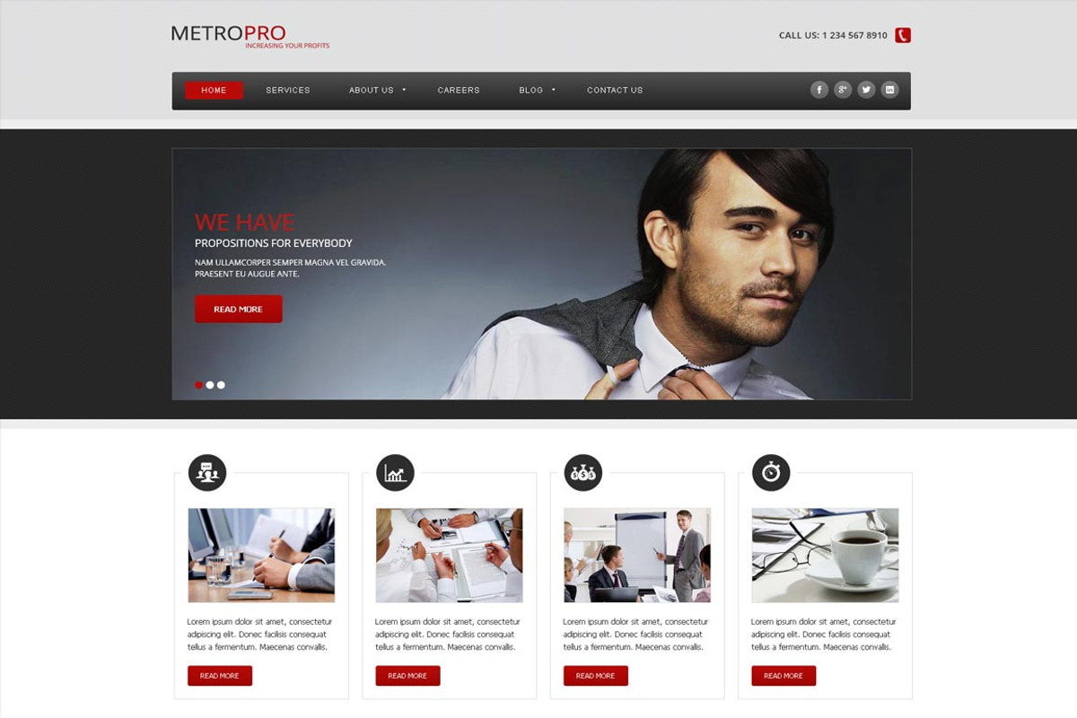 Metro Pro - Business Joomla Theme, a Websites & App Template by ASDesigning