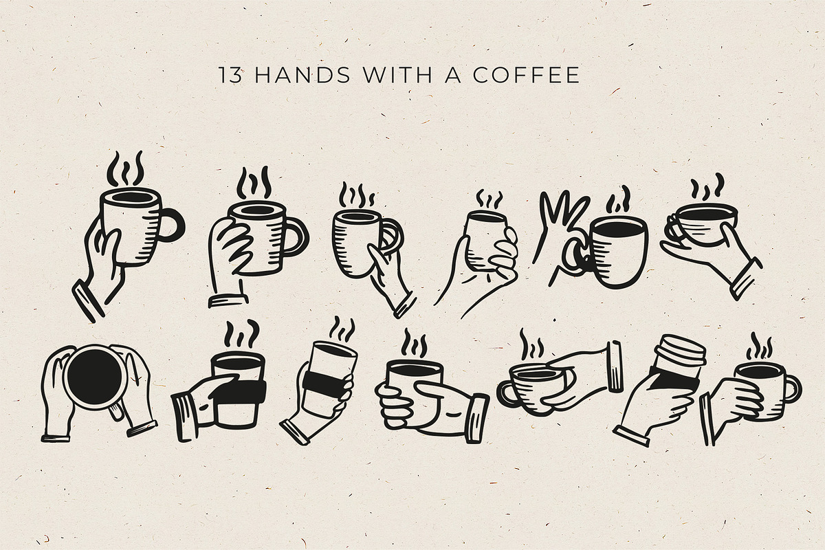 Coffee Culture Clipart, a Person Illustration by Teresa Art Store (Photo 3 of 9)