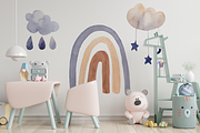 Nursery watercolor clipart, an Animal Illustration by Artcard Watercolor (Thumbnail 10 of 25)