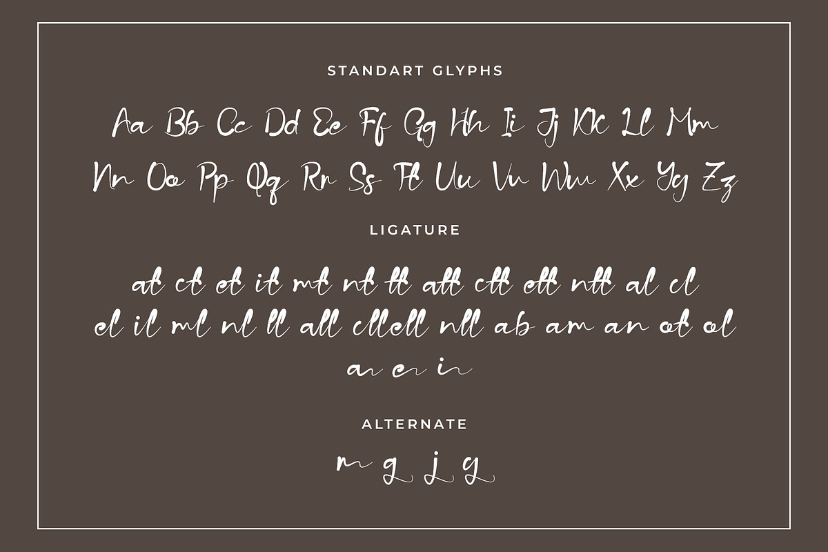 Araso Elegant Script Font, a Script Font by Bilahstudio (Photo 10 of 10)
