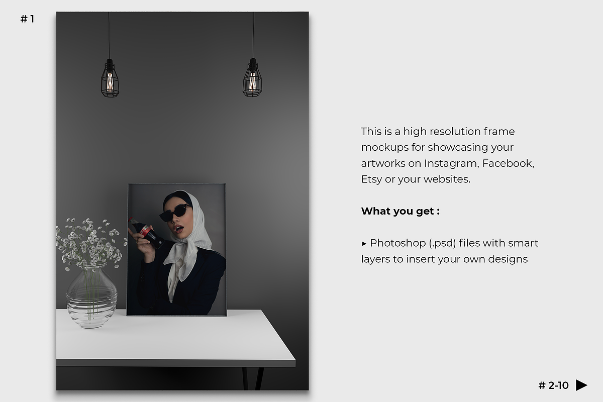 Minimalist Interior | Frame Mockups, a Print Template by Creative Studio HZ (Photo 2 of 7)