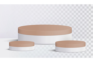 Round pedestals, an Object Illustration by Yayasya