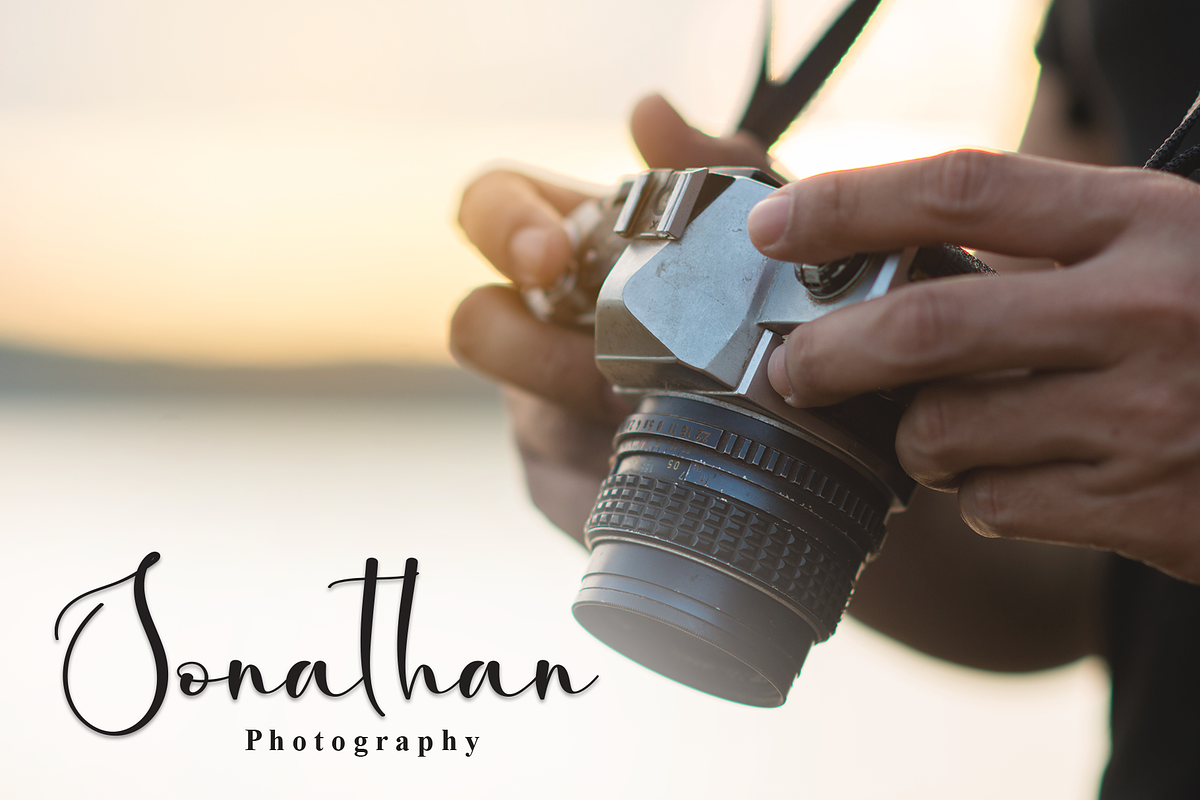 Mountain | Script Font, a Handwritten Font by Scratchones (Photo 4 of 9)