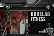 Modern Gym Poster Mockup, an Advertising Mockup by Dudukbersama (Thumbnail 2 of 4)