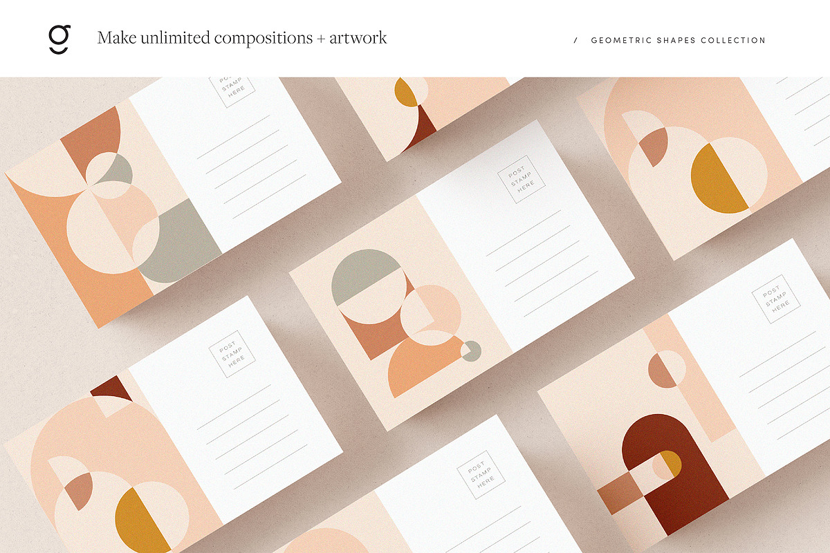 Geometric Shapes Collection, an Illustration by Galerie Design Studio (Photo 10 of 13)