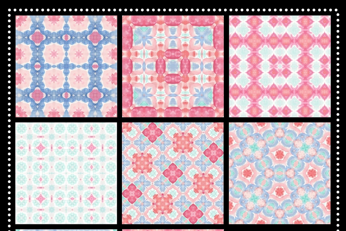 Soft Sweet Pastel Abstract Patterns, a Pattern Graphic by Gen Aumonier (Photo 2 of 7)