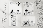 Mushrooms mystical collection, an Object Illustration by annasokol_ (Thumbnail 7 of 12)