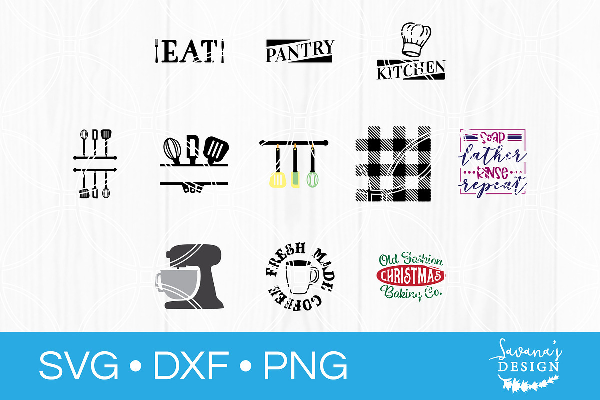 Kitchen and Cooking SVG Bundle, a Decorative Illustration by SavanasDesign (Photo 4 of 10)