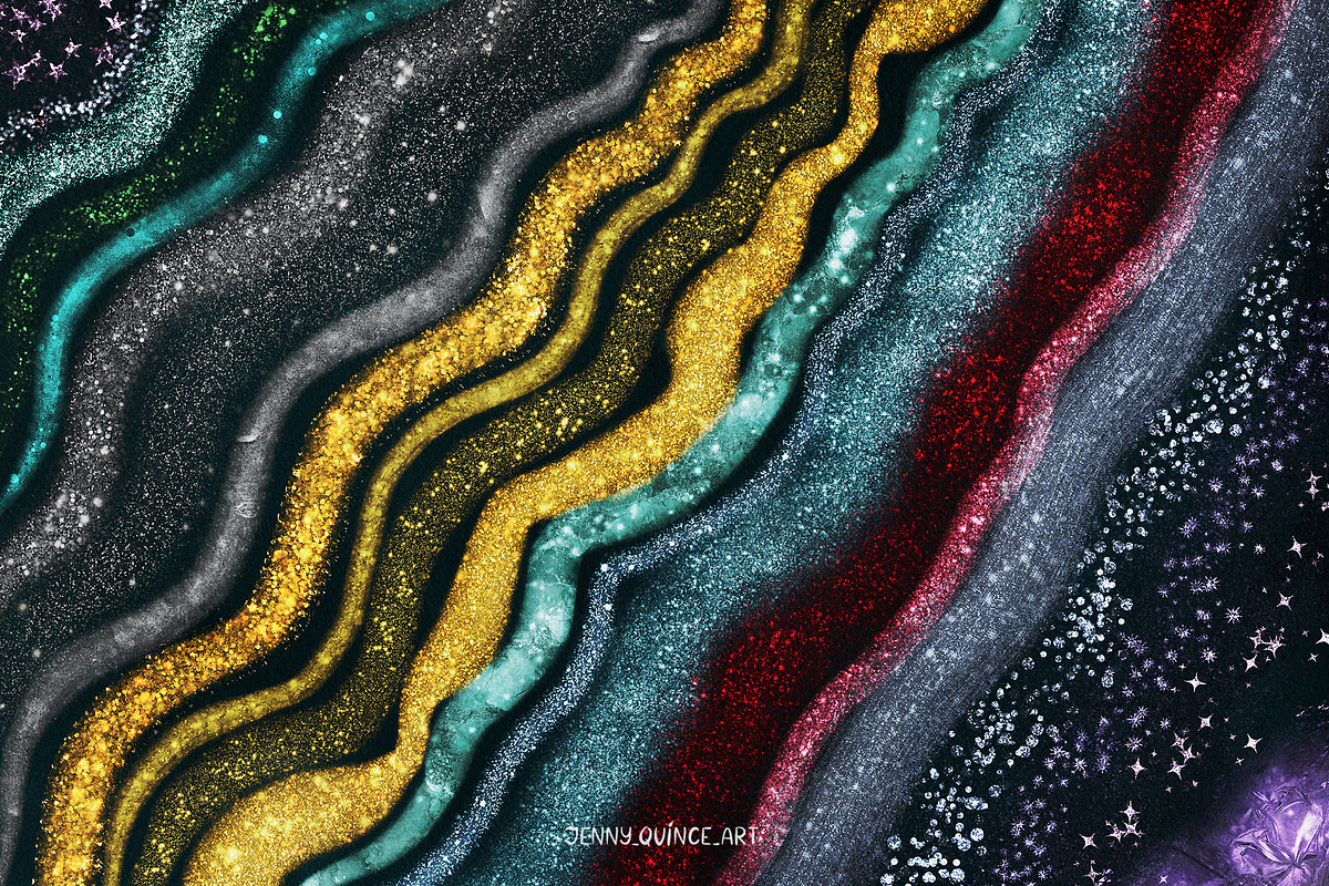 Procreate Brushes - Glitter Brushes, a Brush Add-On by Jenny Quince (Photo 12 of 12)