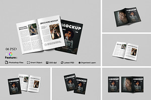 Magazine Brochure Mockup