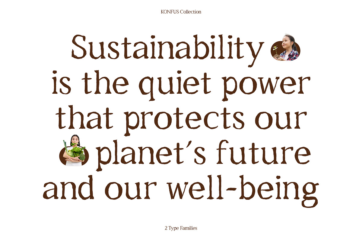 Konfus – Organic Modern Serif Duo, a Serif Font by Invasi Studio (Photo 13 of 15)