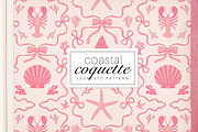 Coastal Coquette Seamless Pattern, a Pattern Graphic by Dina Mae (Thumbnail 12 of 14)