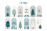 Scandinavian Christmas Mega Bundle, a Seasonal Illustration by C Design Studio (Thumbnail 10 of 15)