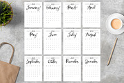 Calendar 2023 A4 Monday Start, a Templates & Theme by ZoollGraphics (Thumbnail 2 of 2)