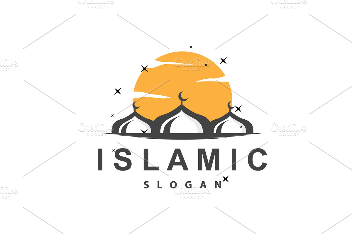 Mosque logo ramadan day design, a Branding & Logo Template by Maylianaw28