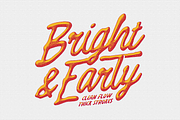 Dreamies Retro Script Font, a Script Font by Typeparties (Thumbnail 7 of 9)