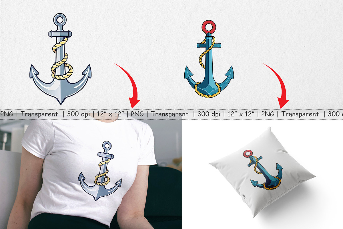 Anchor Rope Clipart, a Graphic by Artnoy (Photo 3 of 5)
