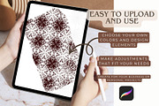 Procreate Seamless Pattern Brush Set, a Brush Add-On by Studio Print Co. (Thumbnail 5 of 13)