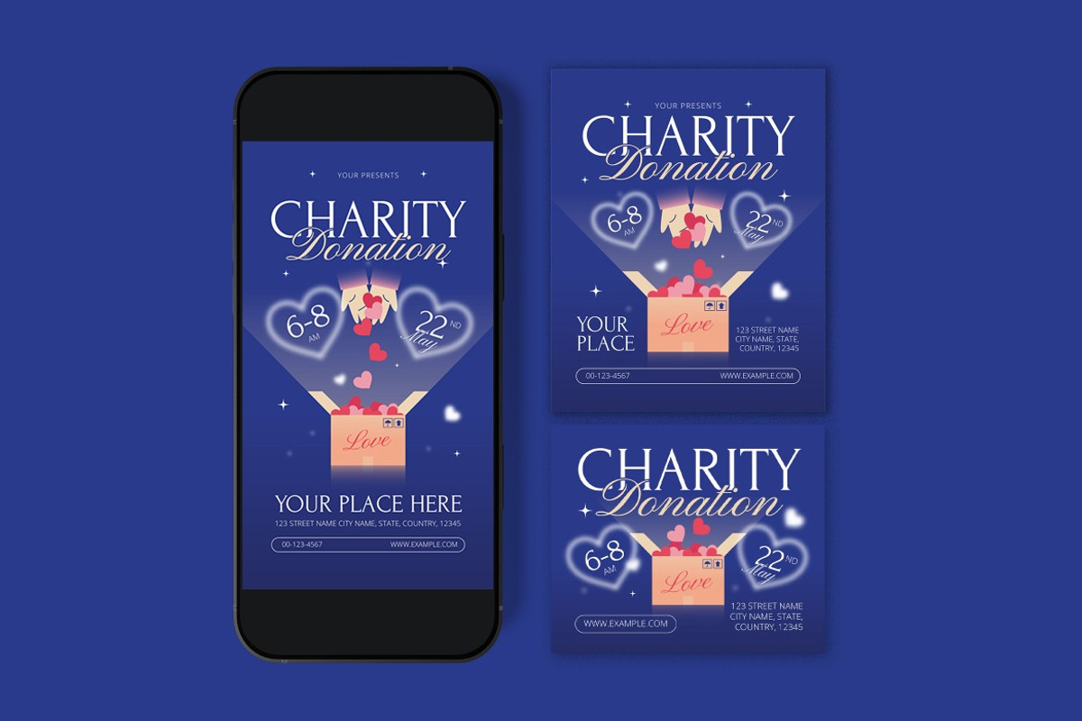 Charity Donation Drive Flyer preview 3