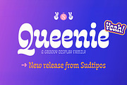 Queenie, a Script Font by Sudtipos (Thumbnail 5 of 8)