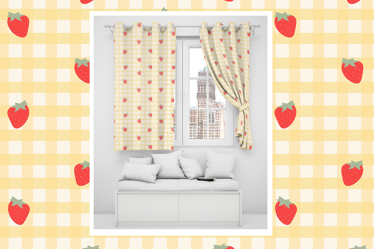Coquette Gingham Patterns, a Pattern Graphic by gulsengunel (Photo 1 of 22)