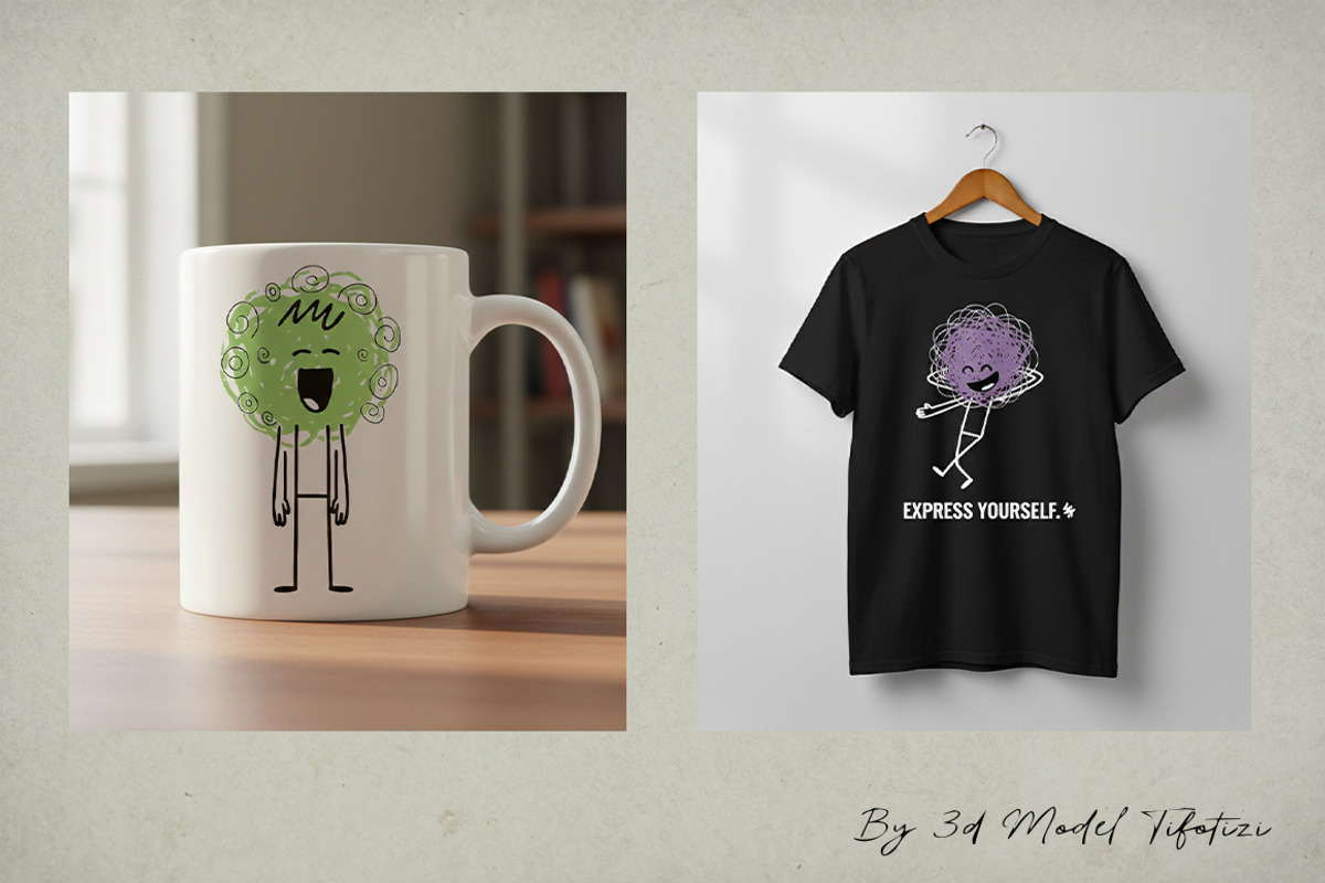 Emotional Personalities – Hand-Drawn, a Person Illustration by 3d_model_tifotizi (Photo 7 of 7)