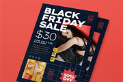 Black Friday Sale Flyer, a Flyer Template by Tokosatsu (Thumbnail 1 of 3)