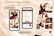 Wedding Website Template Editable, a Social Media Template by Digiteve (Thumbnail 4 of 7)