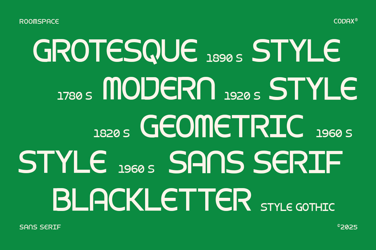 Codax Corporate Minimal Modern Font, a Sans Serif Font by roomspace creative lab (Photo 4 of 10)