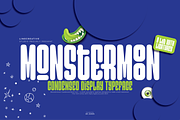 Monstermoon, a Sans Serif Font by Linecreative (Thumbnail 1 of 9)