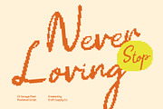 CS Soraya Pixel, a Script Font by Craft Supply Co. (Thumbnail 2 of 8)