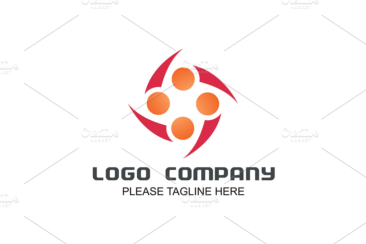 20 Logo Connecting Templates Bundle, a Branding & Logo Template by Friendesigns (Photo 8 of 21)