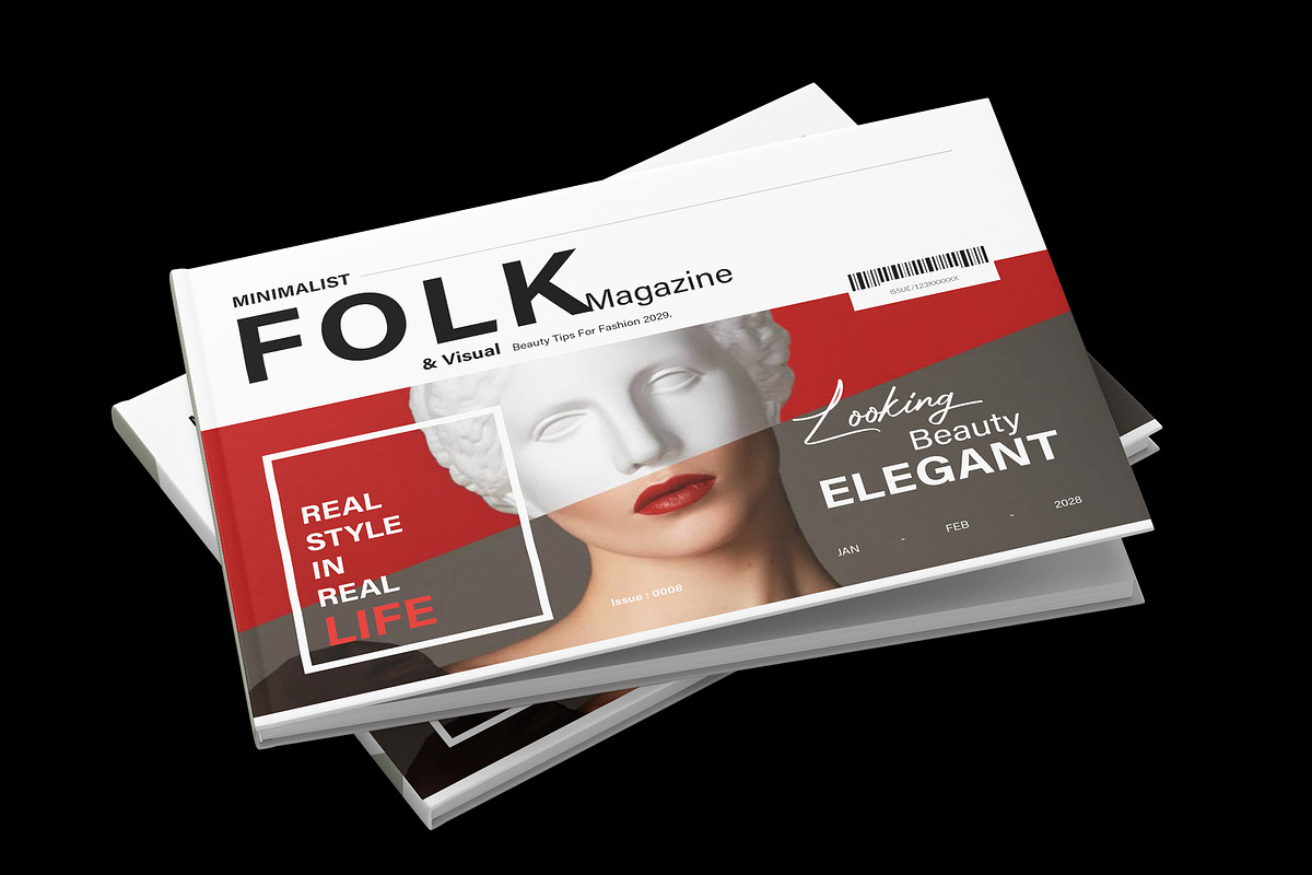 FOLK Modern Magazine Landscape, a Magazine Template by NorthPeak (Photo 10 of 12)