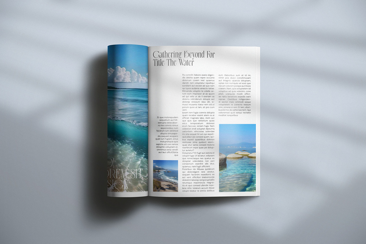 Travel Brochure Template, a Magazine Template by Creatiya Type (Photo 4 of 11)