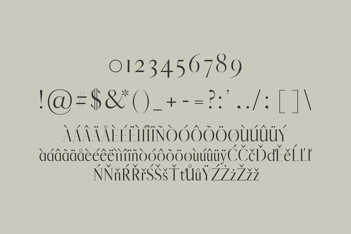 Jerrad Beautiful Serif 4 Font Family preview 4