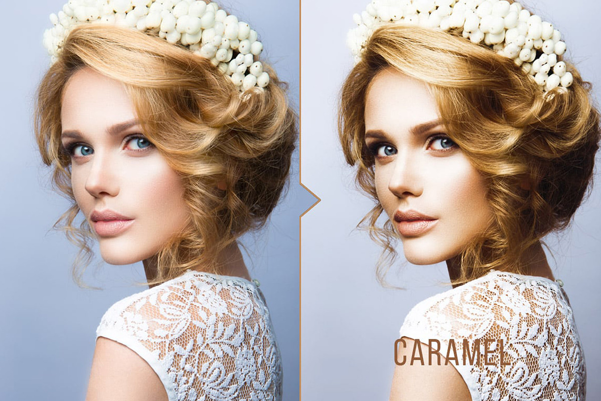 Caramel Wedding Photoshop Action, an Action Add-On by skybluecreative (Photo 3 of 8)