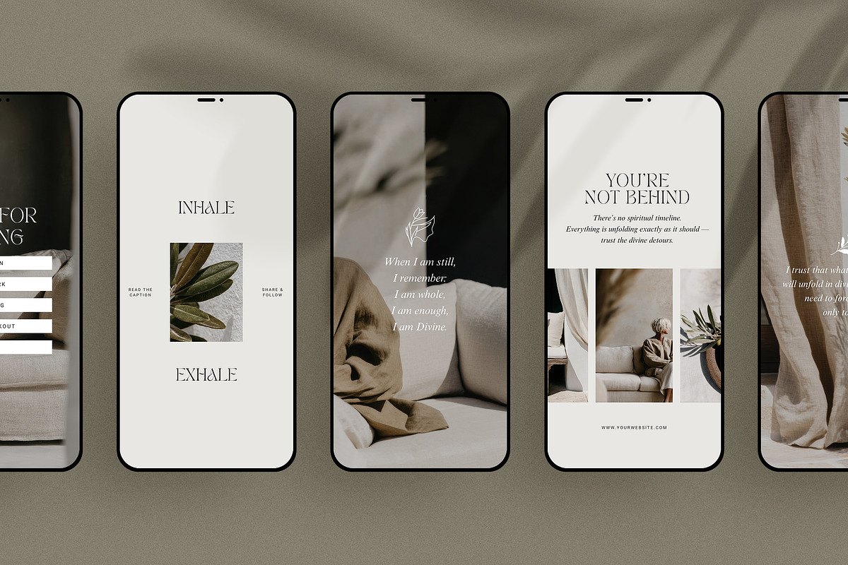 Holistic Wellness Instagram Pack, a Social Media Template by Studio Loire (Photo 7 of 10)