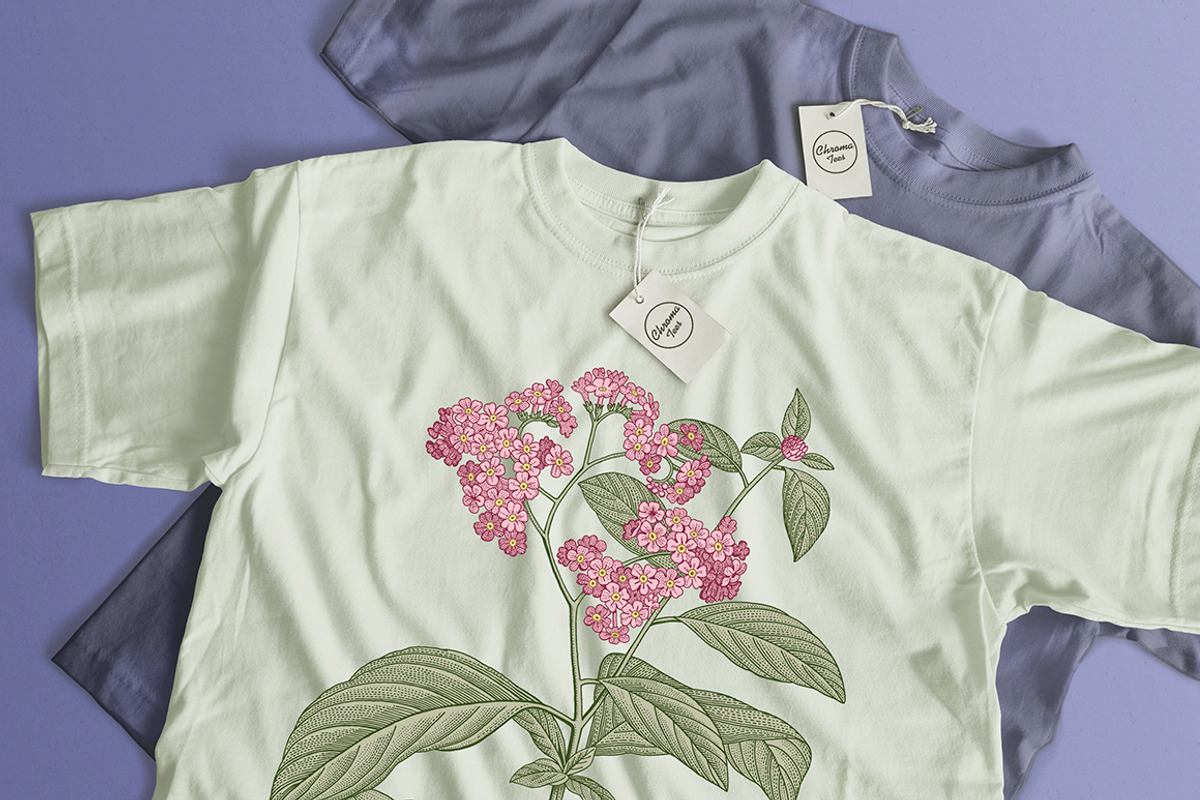 Seamless Flowers heliotrope pattern, a Pattern Graphic by Vintage (Photo 15 of 16)