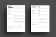 Resume/CV, a Resume Template by LunarPixel (Thumbnail 3 of 5)