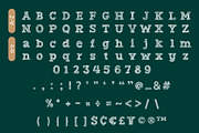 Fox Chalk Font, a Slab Serif Font by Fox7 By Rattana (Thumbnail 8 of 10)
