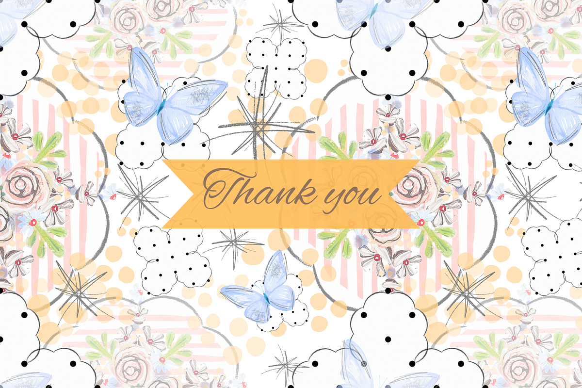 Butterflies and florals - nostalgia, an Object Graphic by Grandma's Lore (Photo 11 of 11)
