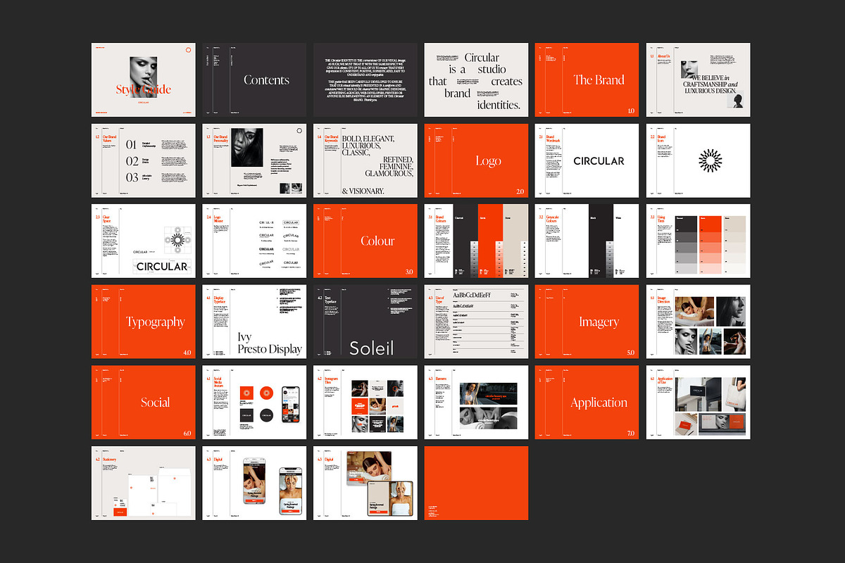 SIERRA / Brand Style Guide, a Presentation Template by Circular (Photo 14 of 14)
