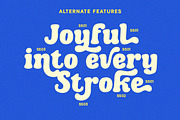 Lovie Cloud Fun Display Font, a Serif Font by Letterhend Studio (Thumbnail 8 of 9)