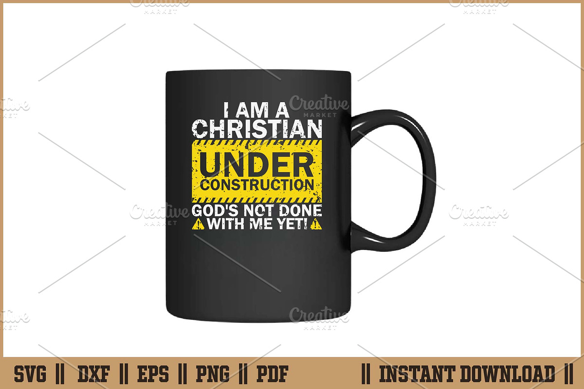 Funny Christian Under Construction, a Work Illustration by Handy Arts Studio (Photo 3 of 3)