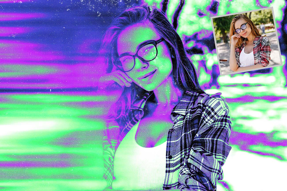 Acid Effect Photoshop Action, an Action Add-On by Studio Retouch (Photo 5 of 11)